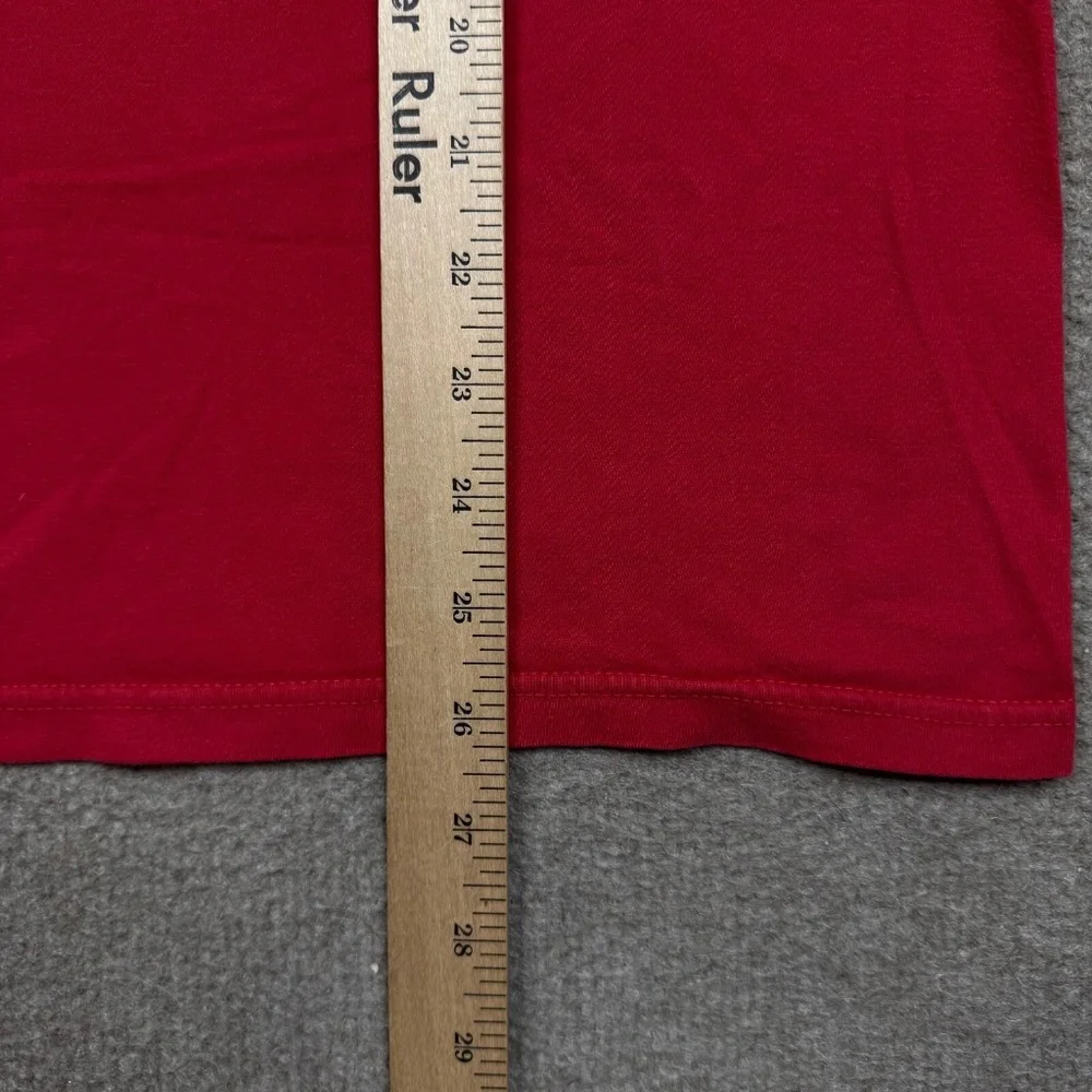 Columbia Mens Shirt Red Large Short Sleeve Outdoor Outdoor Adult Fishing Hiking - Picture 6 of 7